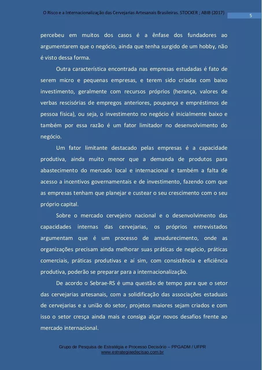 Page 5 of 13, Relatório de Executivo Cervejarias Artesanais
