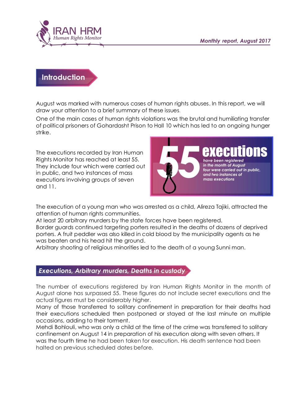 Document preview Report on Human Rights violations on August.pdf - page 2/5