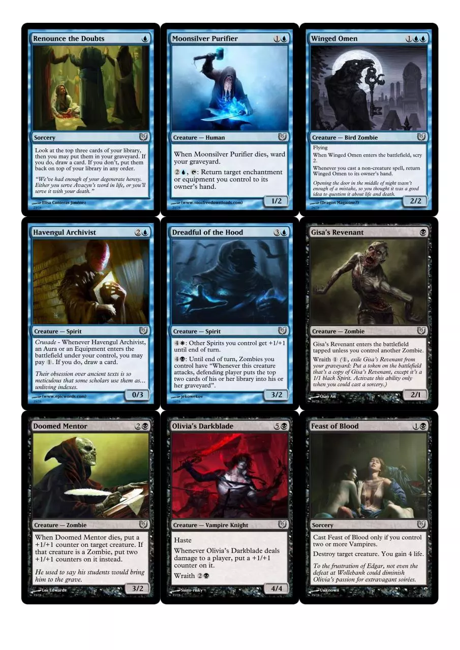 Page 4 of 8, Legacy of Innistrad Uncommon