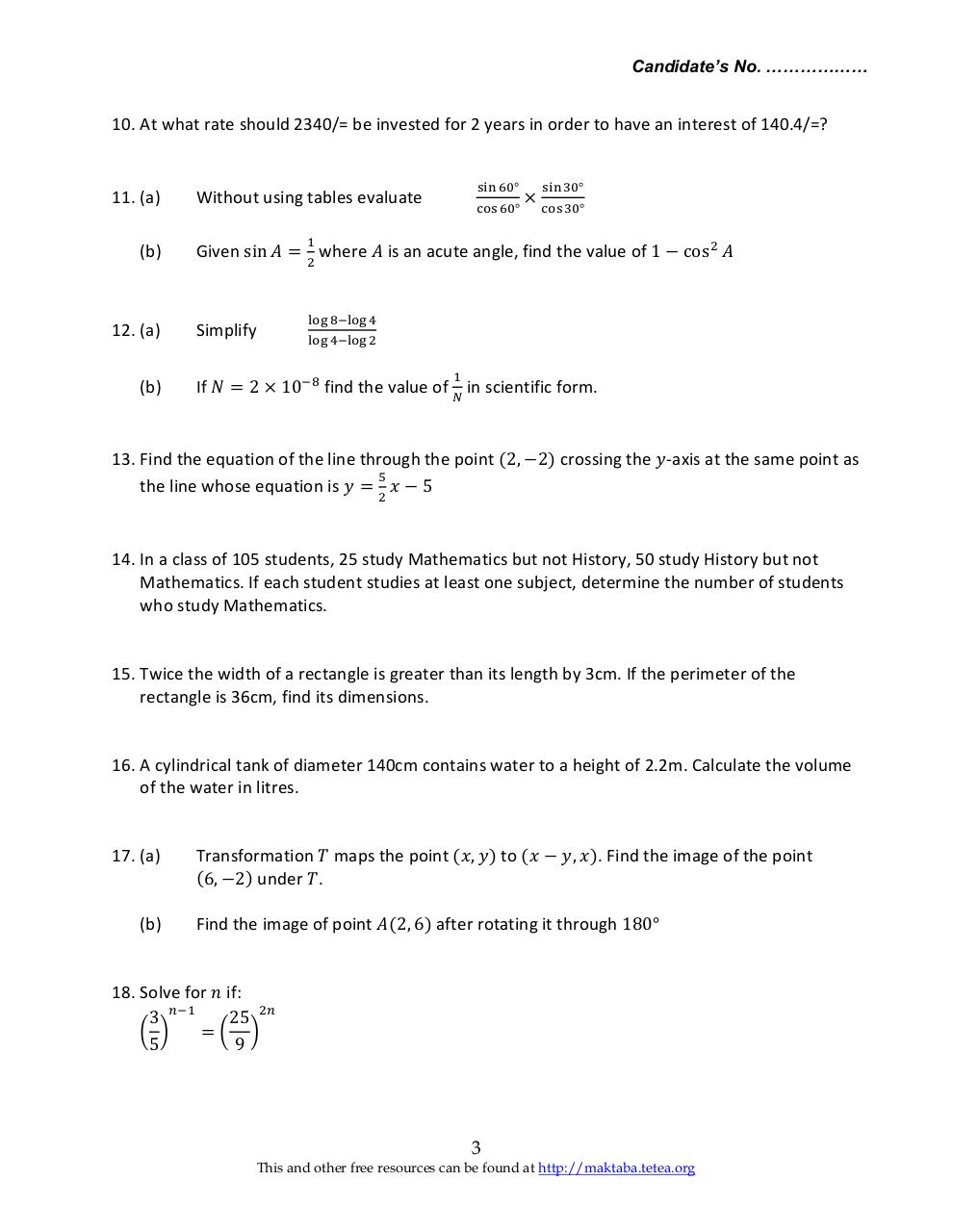 Document preview Basic Math - 2004 - F2.pdf - page 3/5