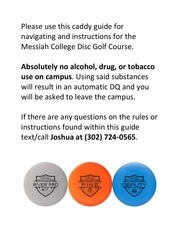 Page 2, 2017 Messiah College Trilogy Challenge Caddy Guide