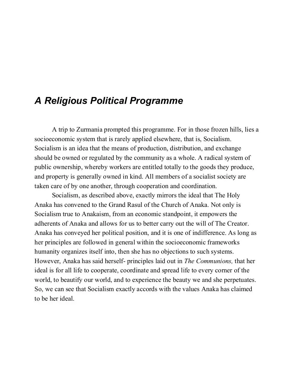 Page 2 of 3, Anakist Theist Socialism