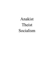 Page 1, Anakist Theist Socialism