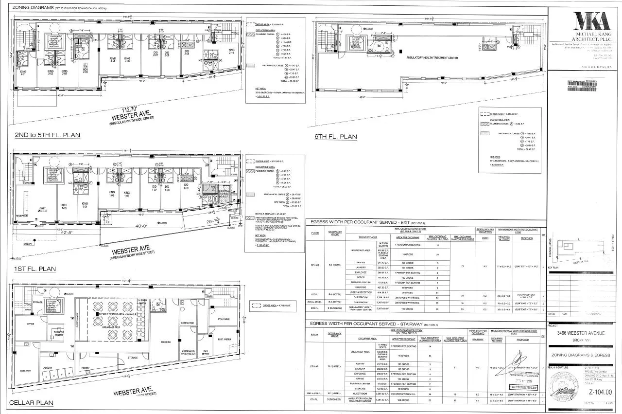 Page 4 of 29, 3466 Webster Ave Architecture