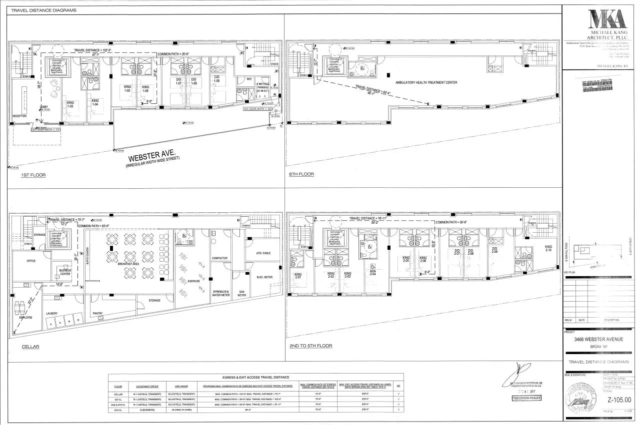 Page 5 of 29, 3466 Webster Ave Architecture