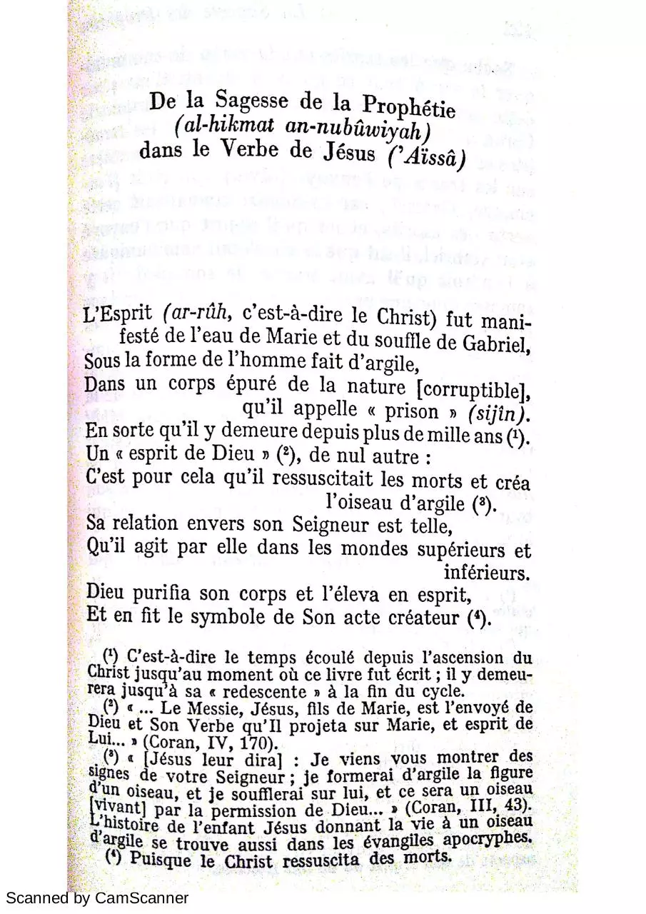 Page 2 of 23, La sagesse des prophètes Jesus
