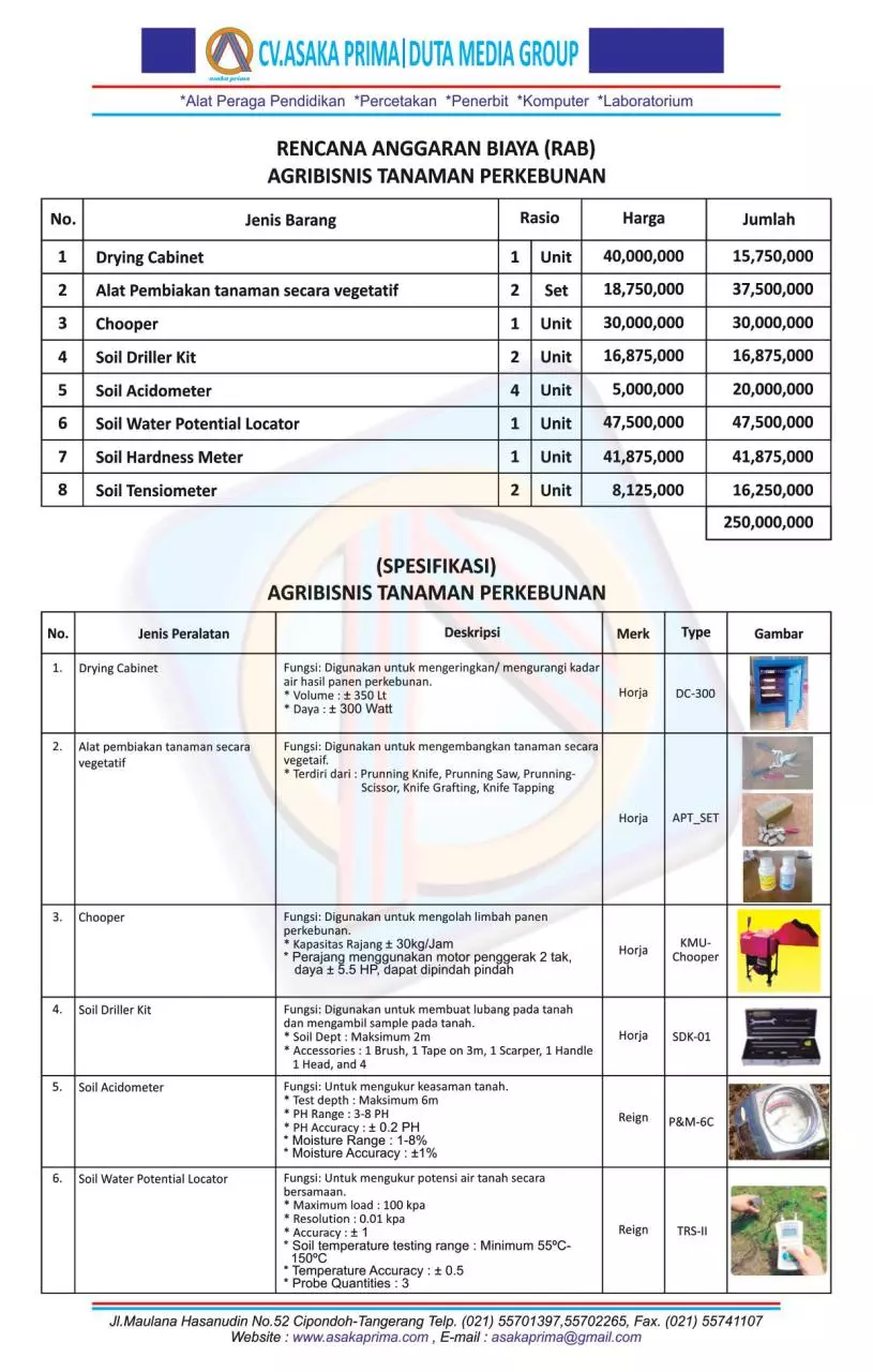 Page 1 of 2, Alat Praktikum SMK Agribisnis Tanaman Perkebunan min