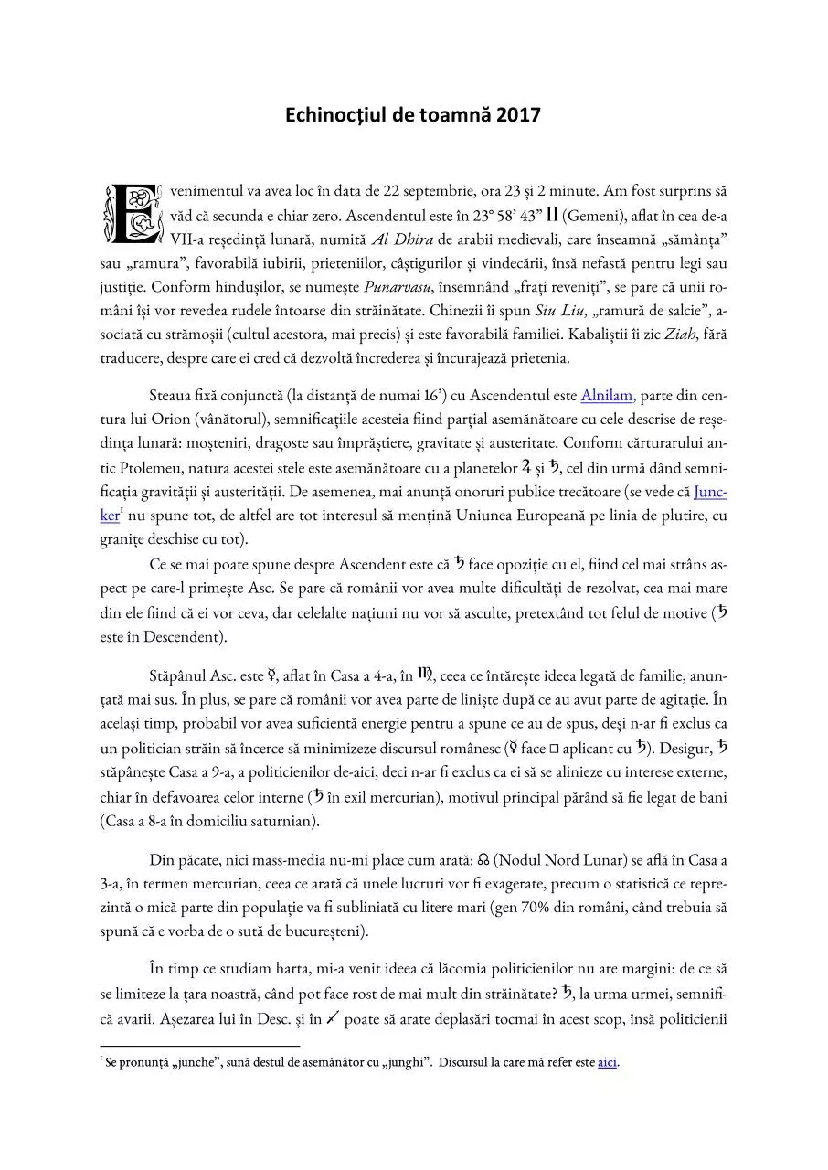 Page 1 of 4, Echinocțiul de toamnă 2017