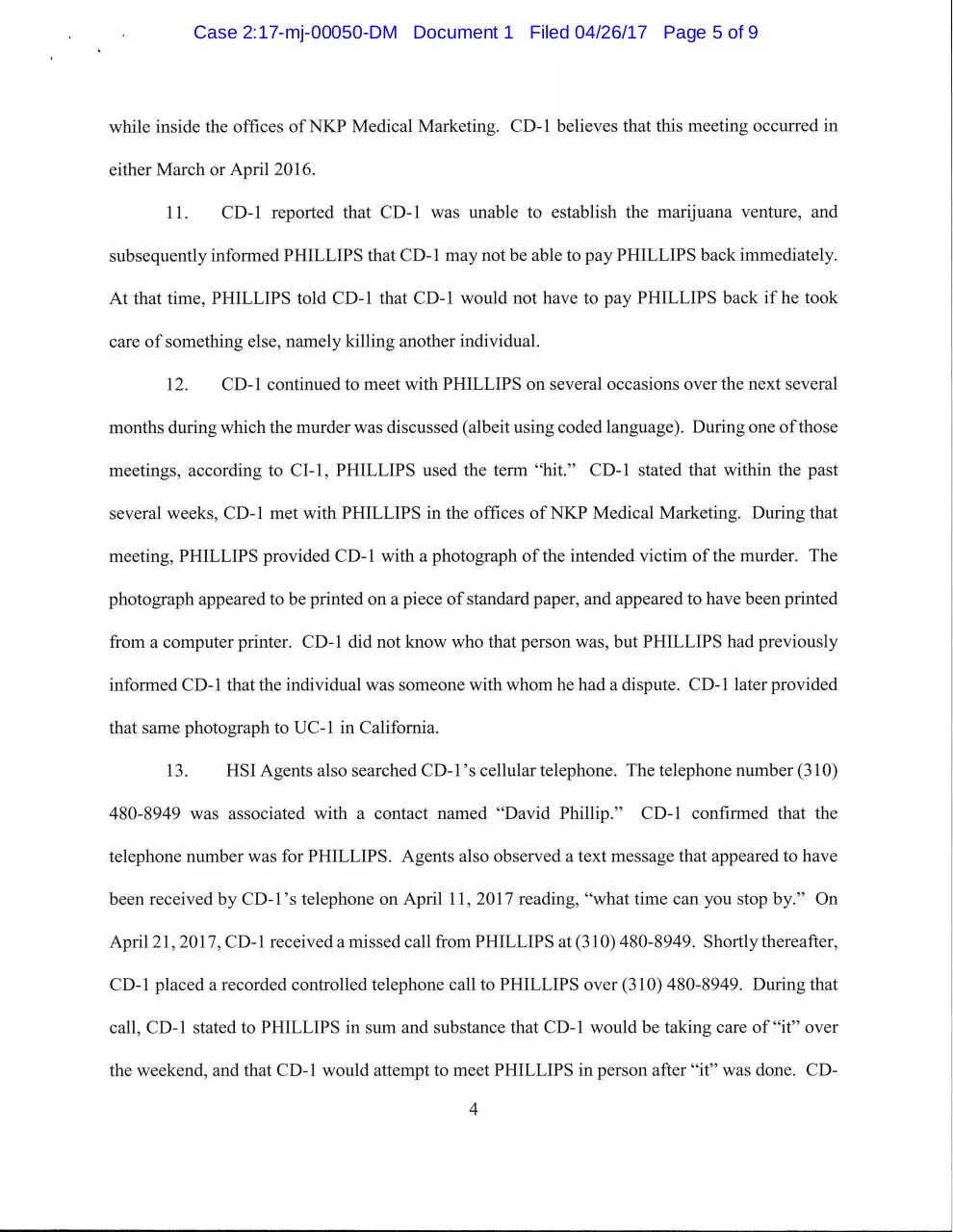 Page 5 of 9, david phillips federal complaint