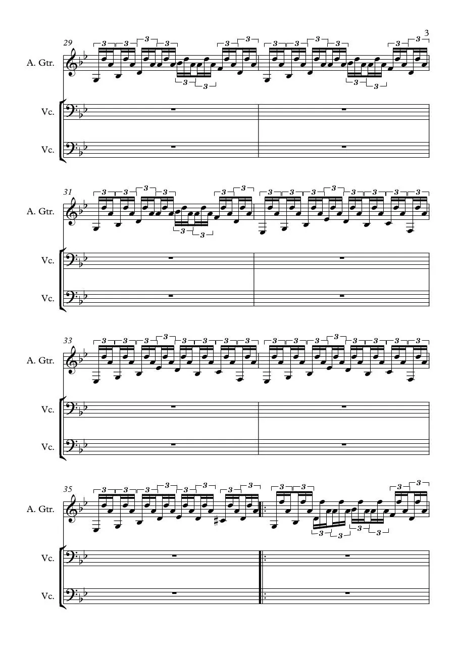 Page 3 of 9, Desassossego Full Score
