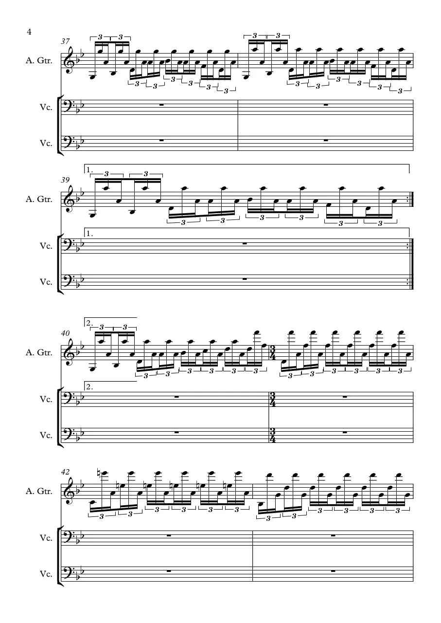 Page 4 of 9, Desassossego Full Score
