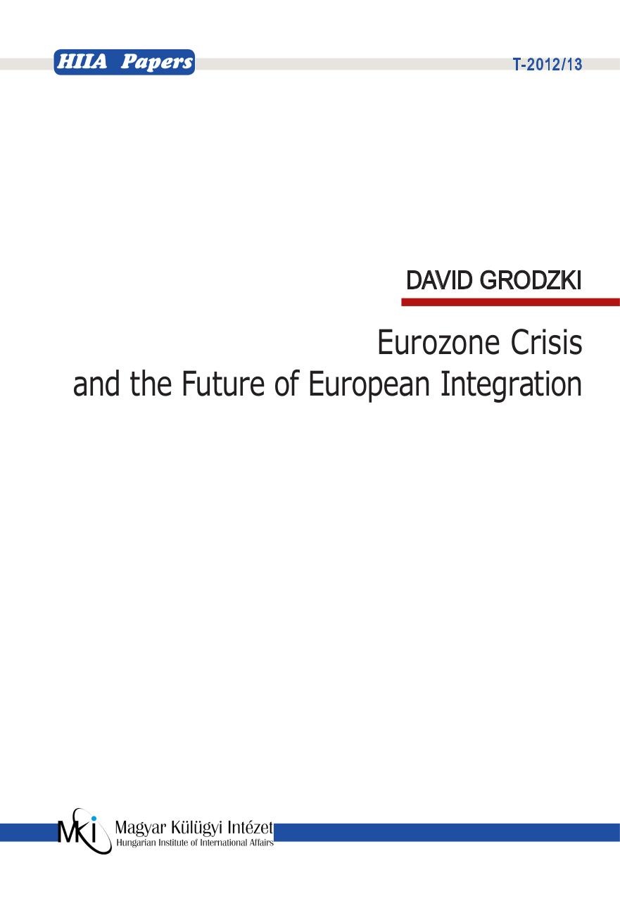 David Grodzki-Eurozone Crisis and the future.pdf - page 1/19