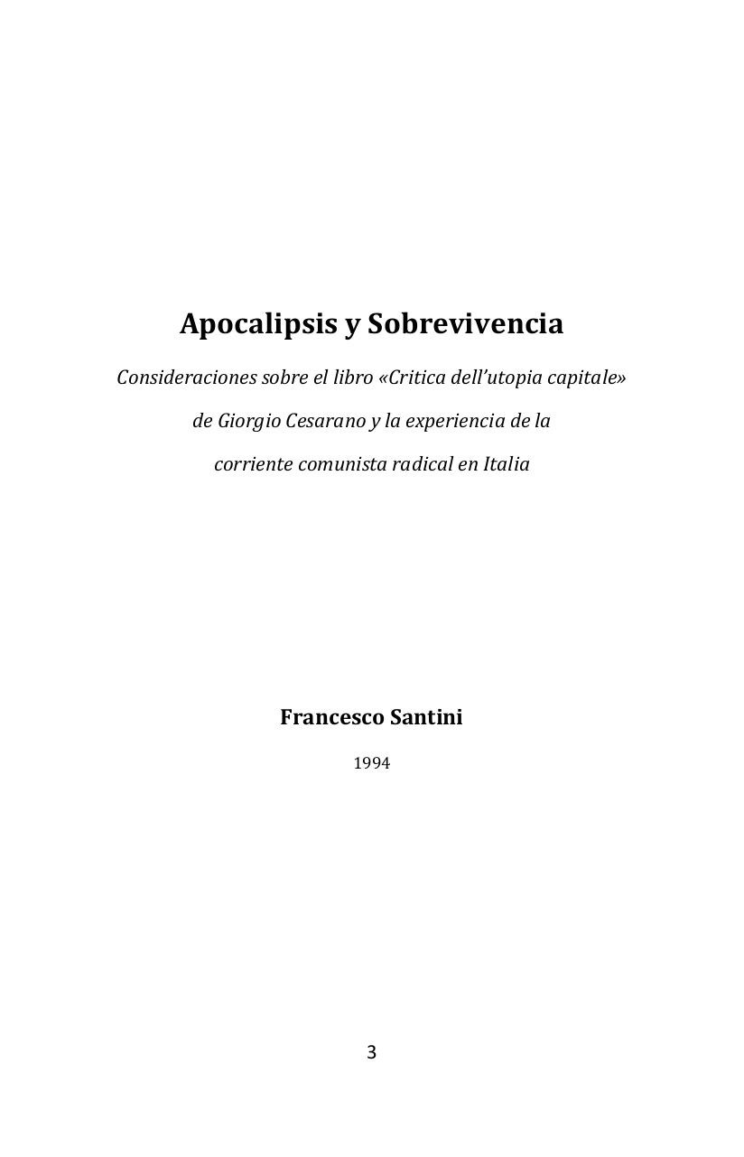 Francesco Santini - Apocalipsis y Supervivencia (1994).pdf - page 1/92