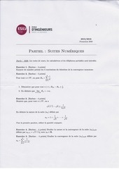 Page 1, Partiels Semestre 1 2015 2016