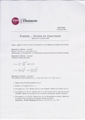 Page 2, Partiels Semestre 1 2015 2016