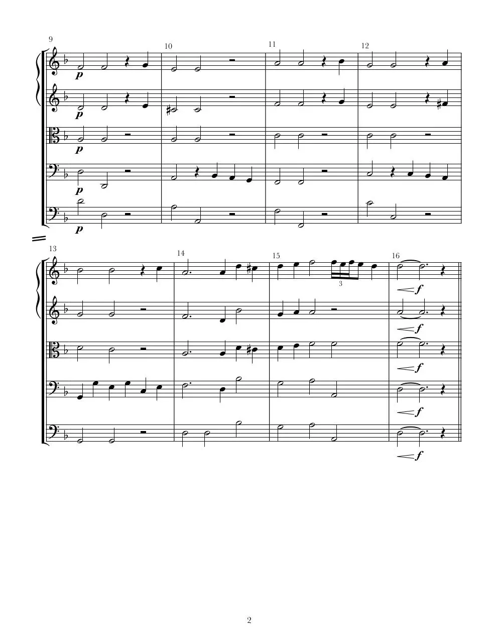 Page 2 of 13, Sarabande