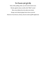 Page 2, Christmas Menu and Set Menu