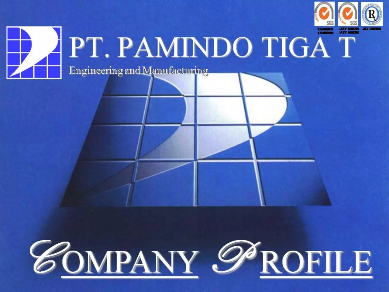 Page 1 of 40, Company Profile Pamindo