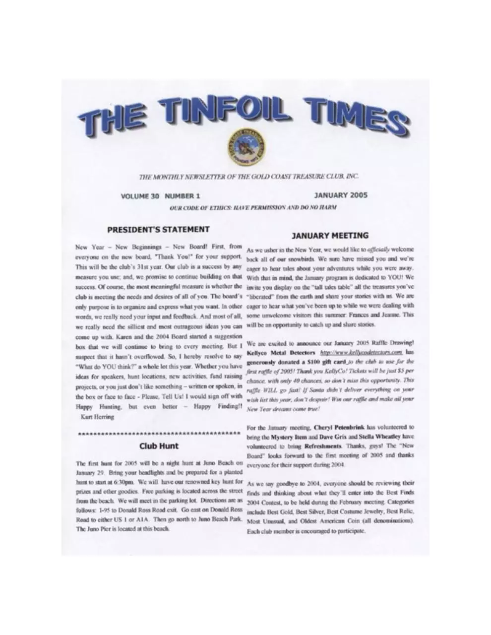 Page 1 of 4, 2005 January
