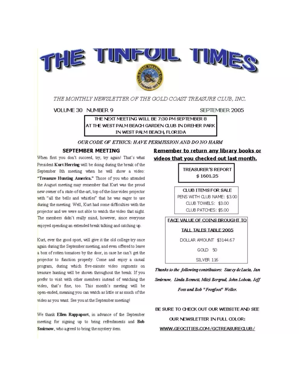 Page 1 of 9, 2005 September