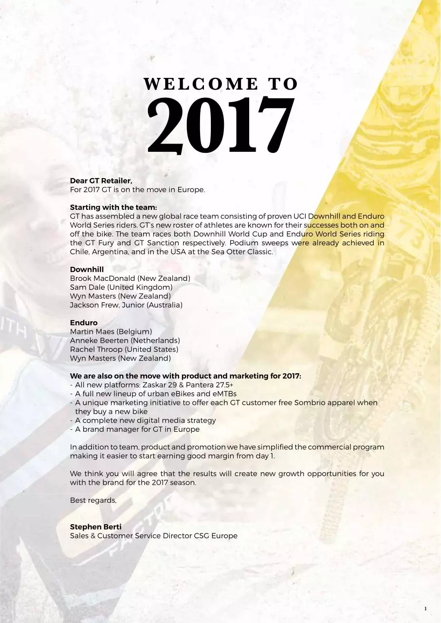 Page 3 of 116, DEALER BOOK GT 2017