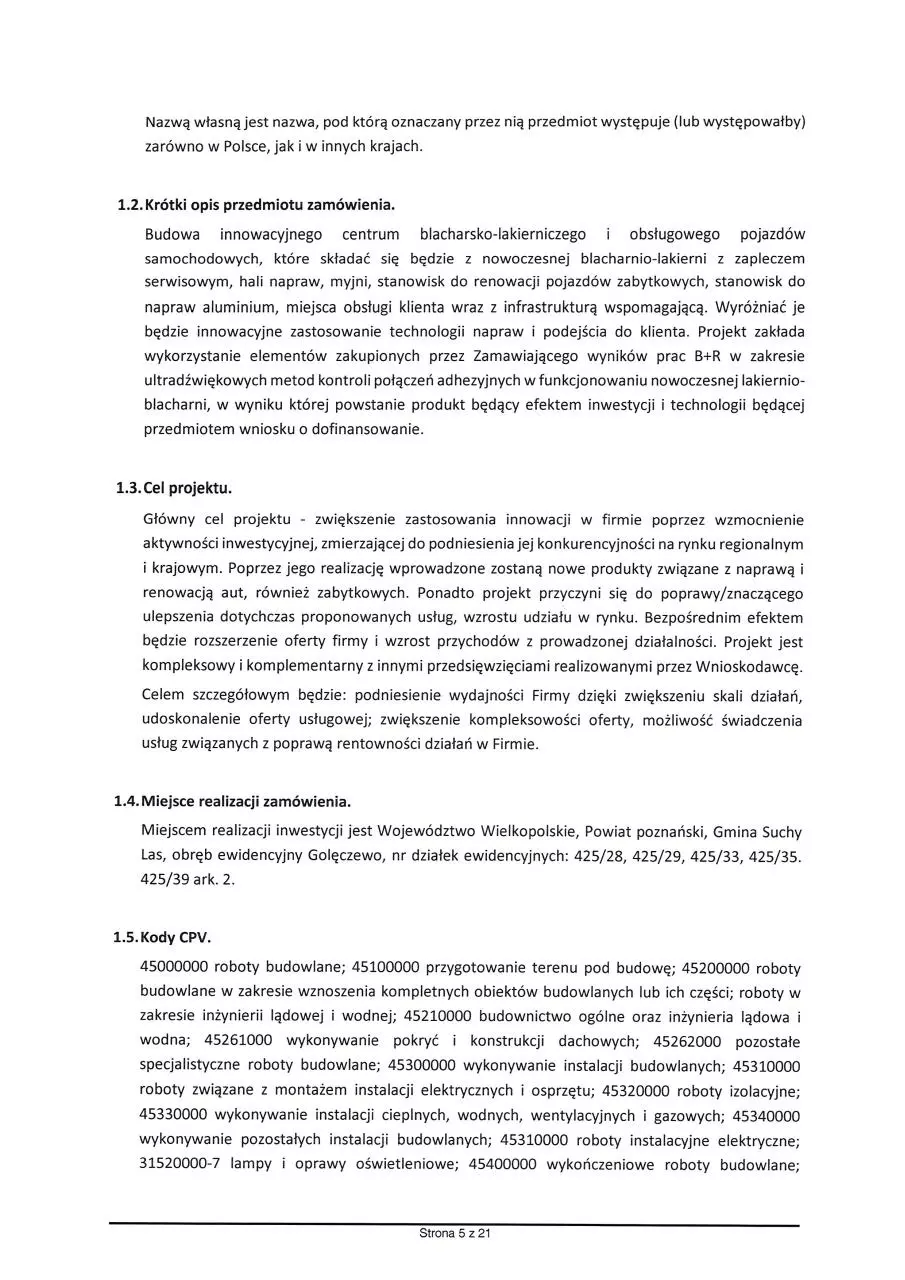Page 5 of 21, ZAPYTANIE OFERTOWE NR 2.2017.WPRO