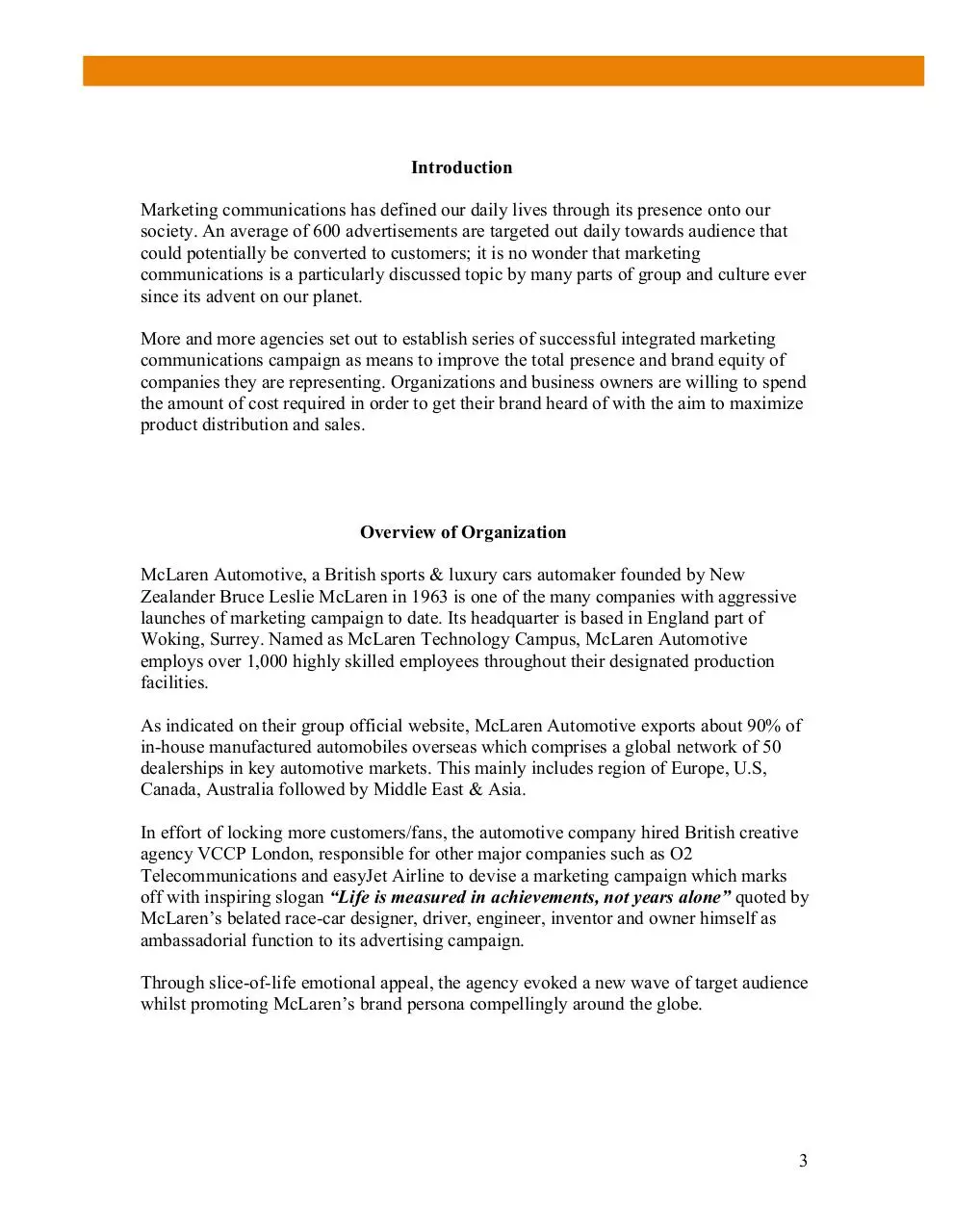 Page 3 of 7, McLaren Social Media Research