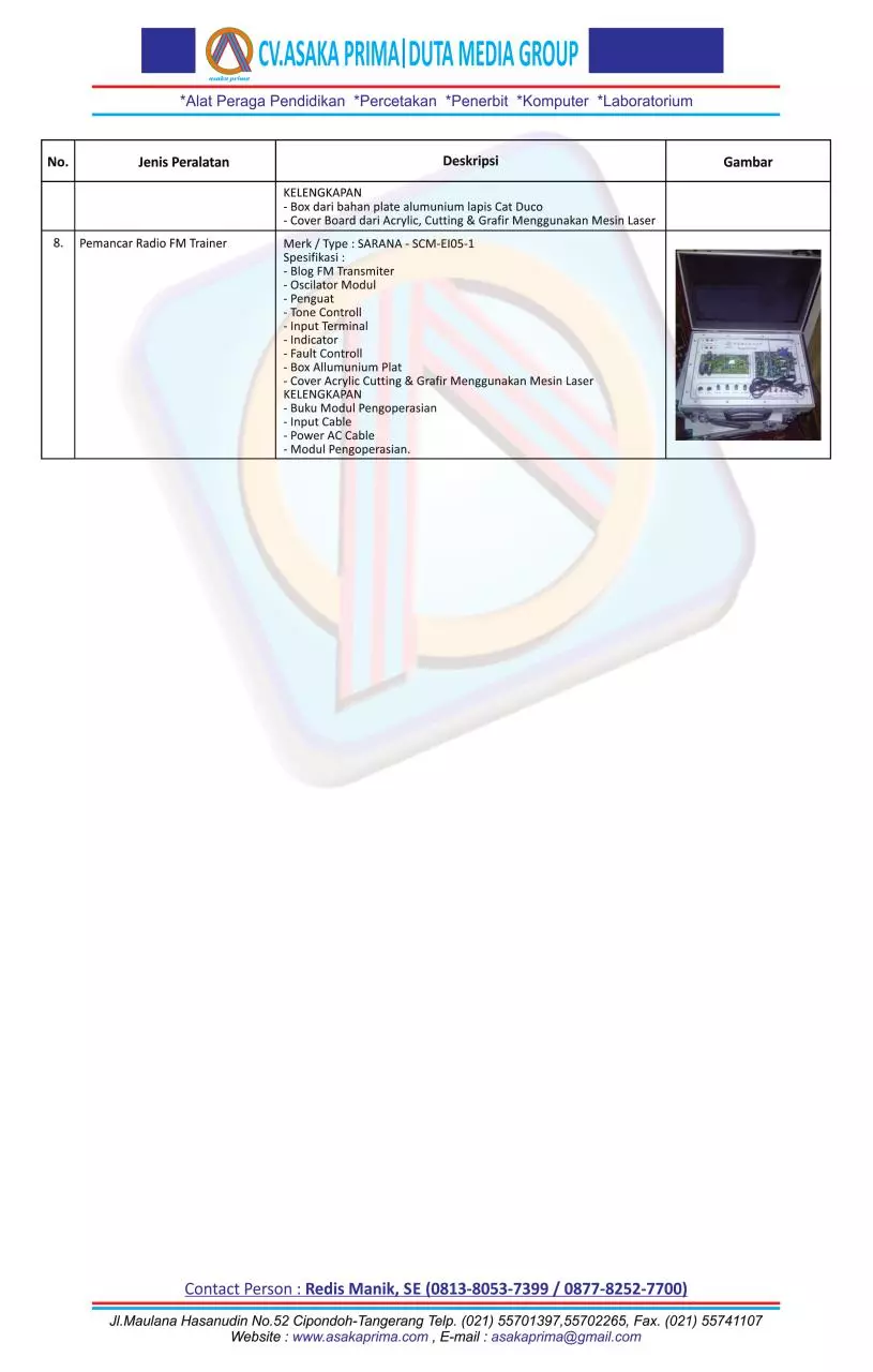 Page 3 of 3, Alat Praktikum SMK Teknik Audio Video