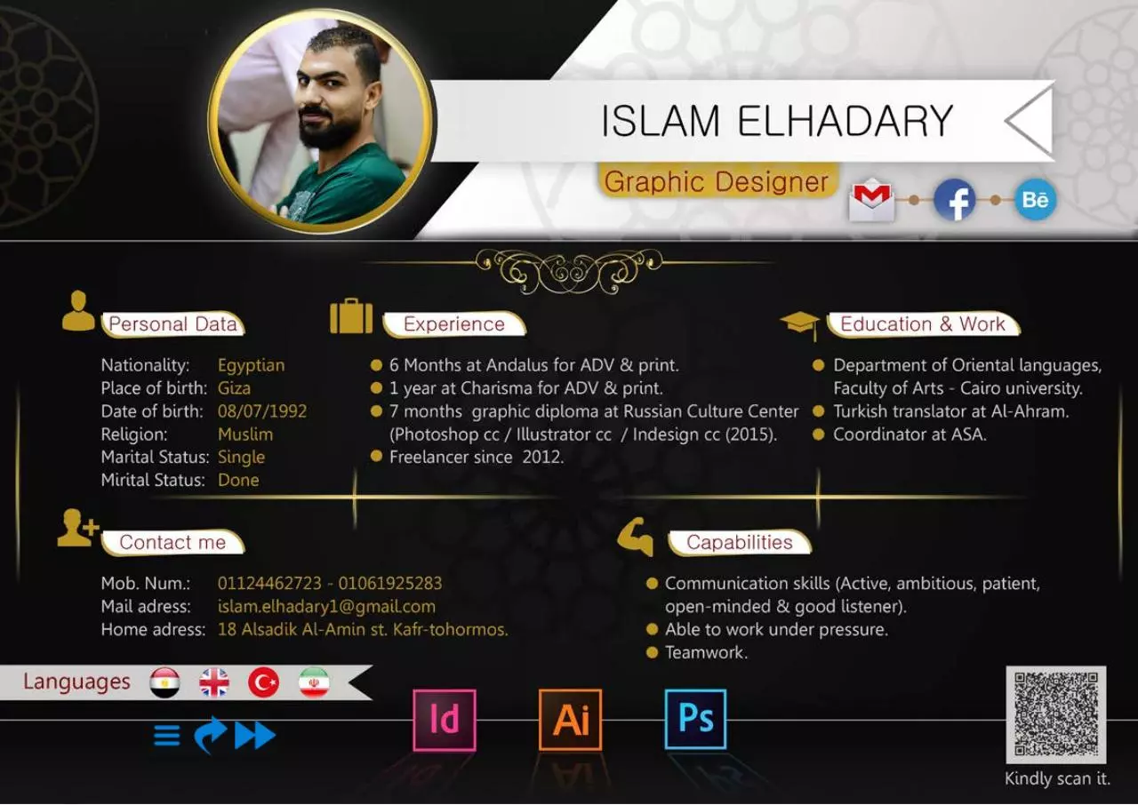 Page 1 of 57, Islam Elhadary CV