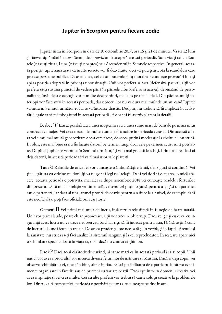 Page 1 of 3, Jupiter în Scorpion pentru fiecare zodie