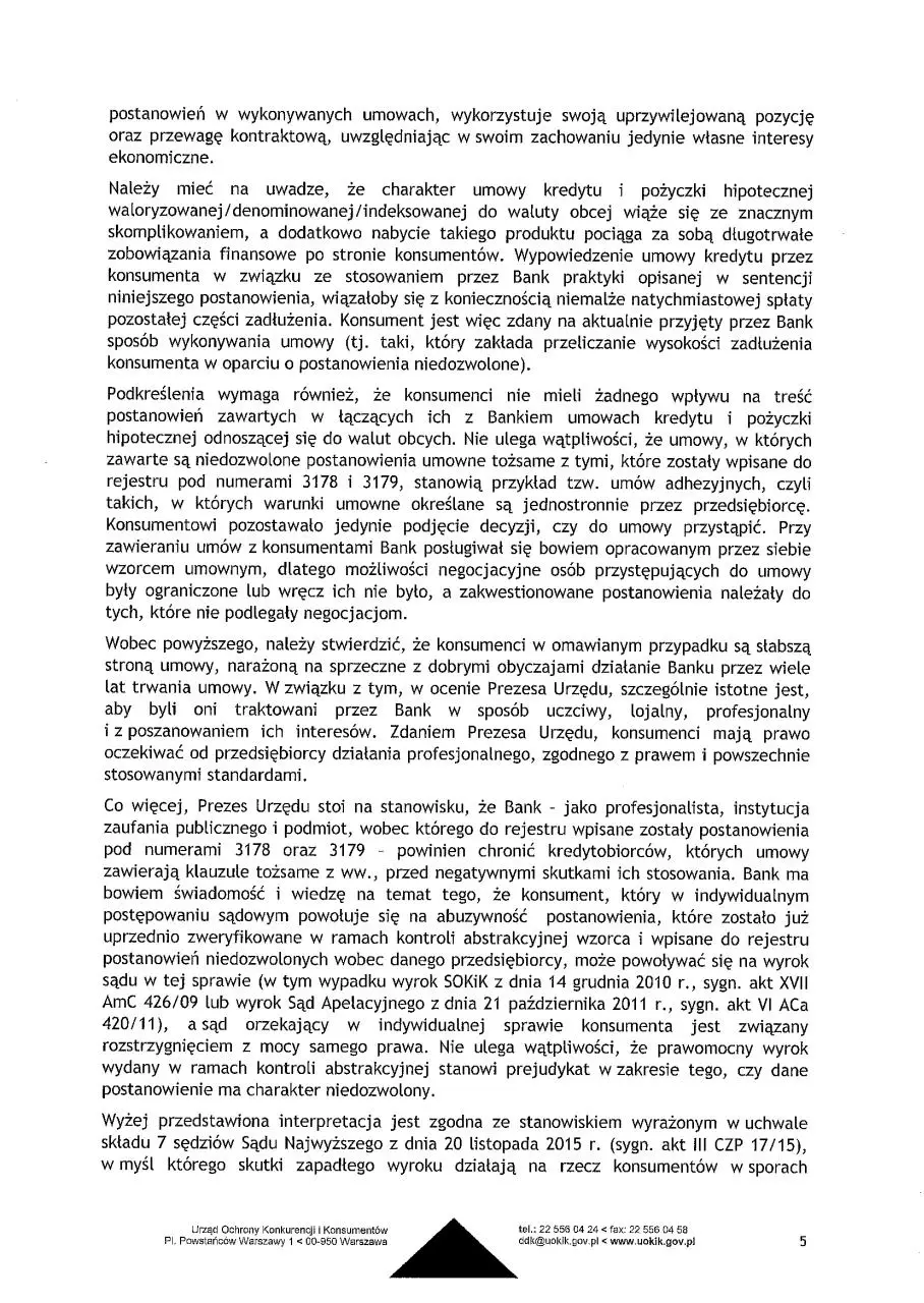 Page 5 of 6, 2017 07 17 postanowienie Bank Millennium S A UOKiK