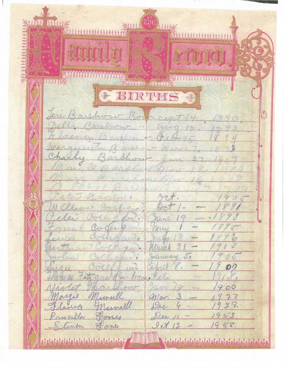 Page 1 of 1, Births