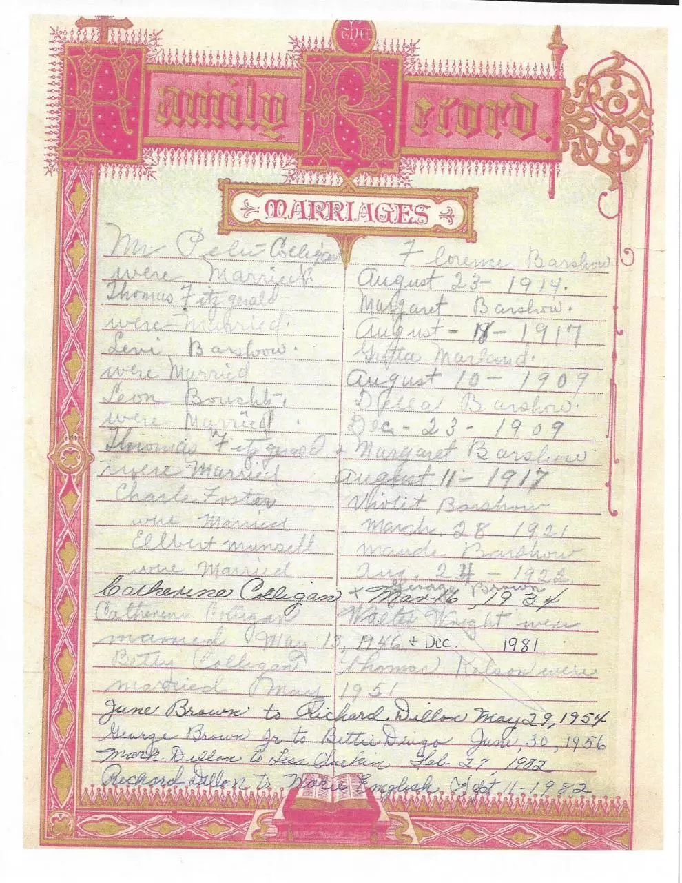 Page 1 of 1, Marriages