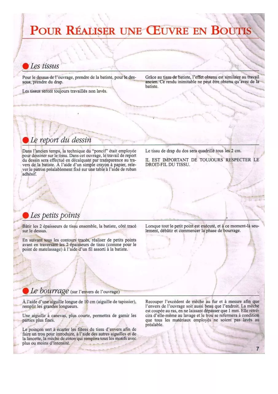 Page 2 of 14, Basics of Boutis