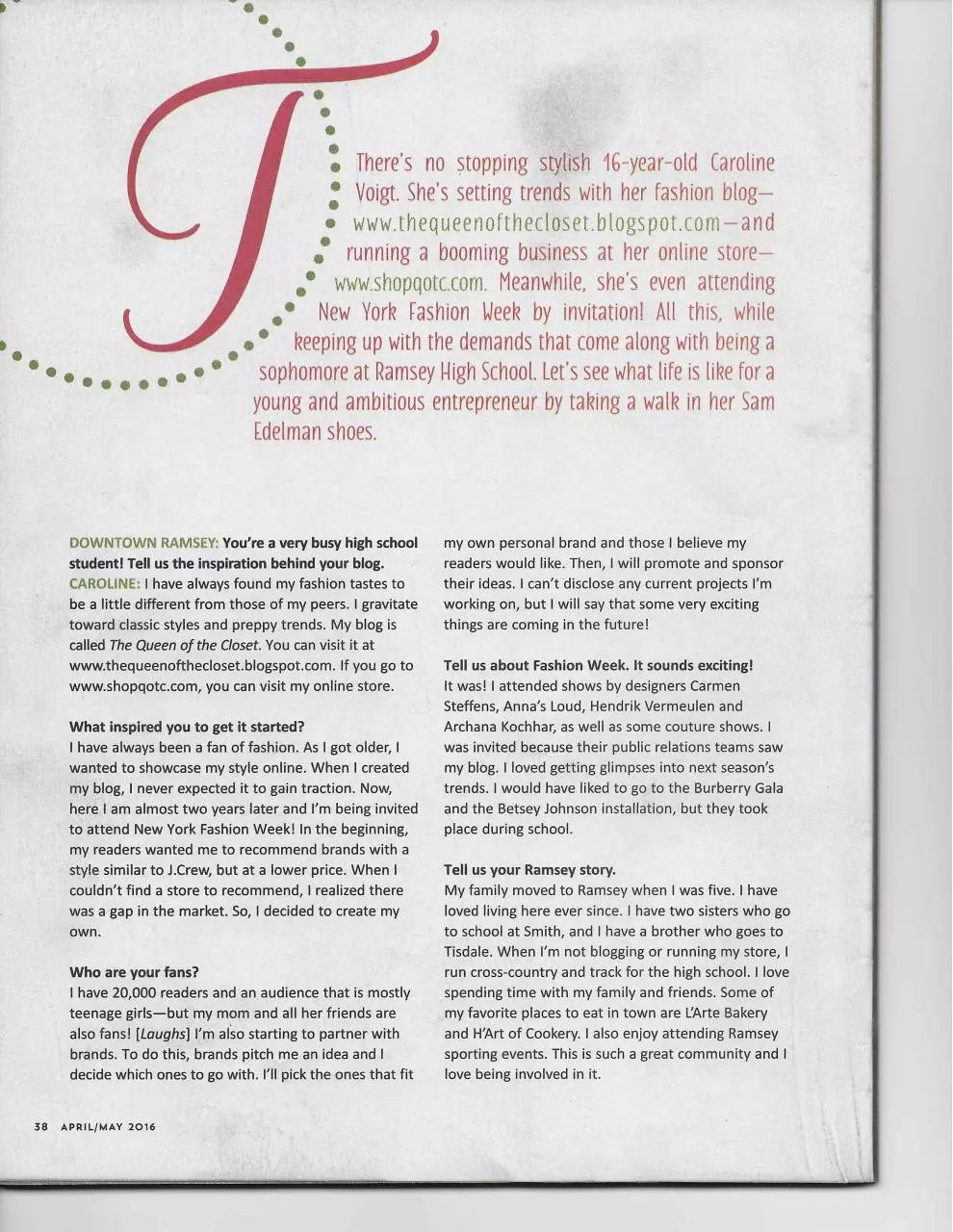 Page 3 of 5, Caroline Voigt Downtown Ramsey