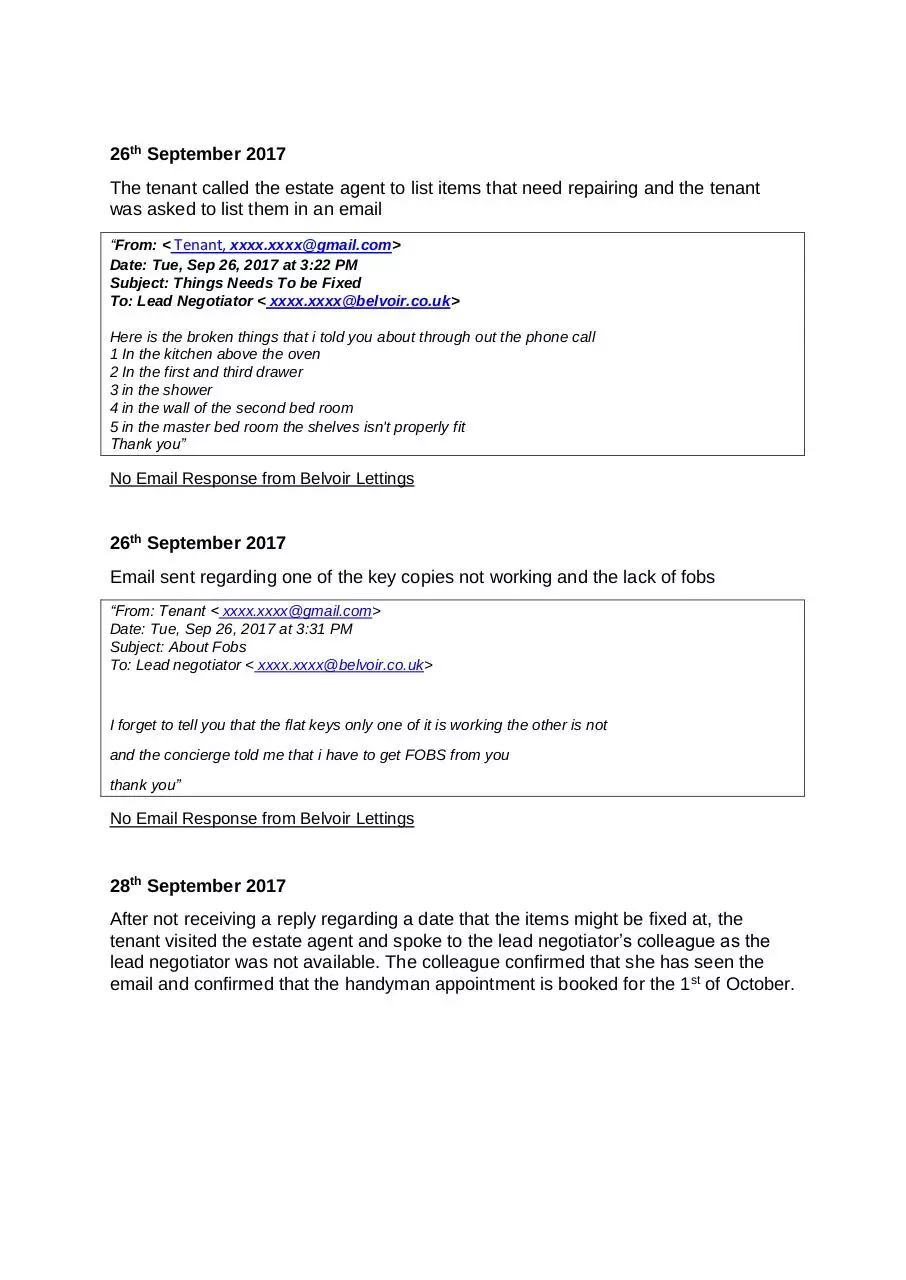 Page 2 of 10, TIME LINE OF EVENTS Cardiff