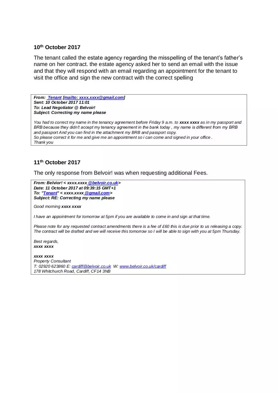 Page 5 of 10, TIME LINE OF EVENTS Cardiff