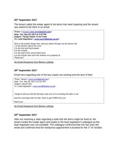 Page 2, TIME LINE OF EVENTS Cardiff