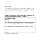 Page 3, TIME LINE OF EVENTS Cardiff