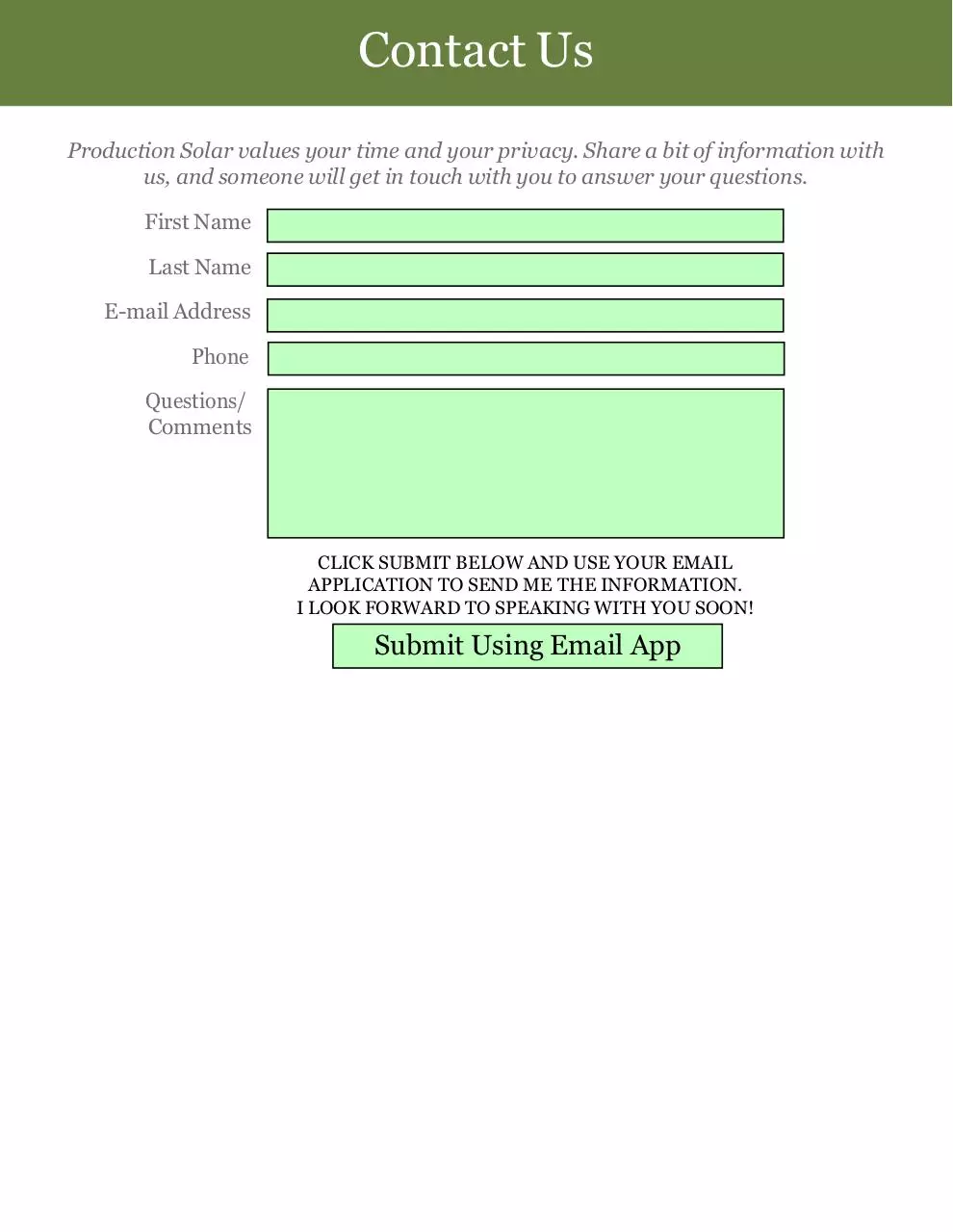 Page 1 of 1, Contact Us Optimized for Kevin Retexted