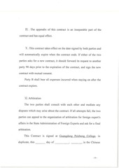 Page 3, The contract where needed to be signed