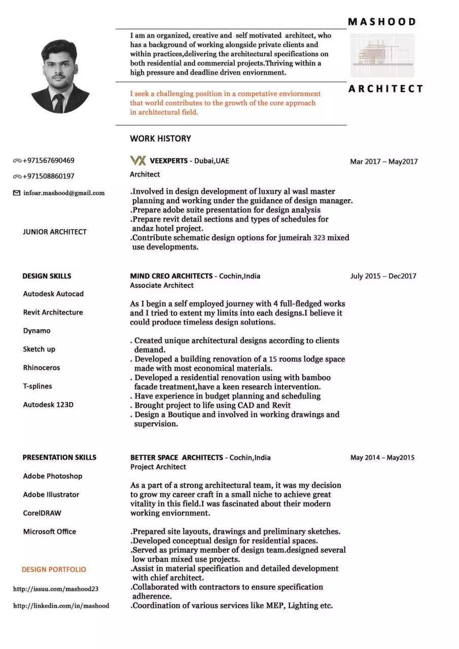 Page 1 of 2, Professional CV compressed