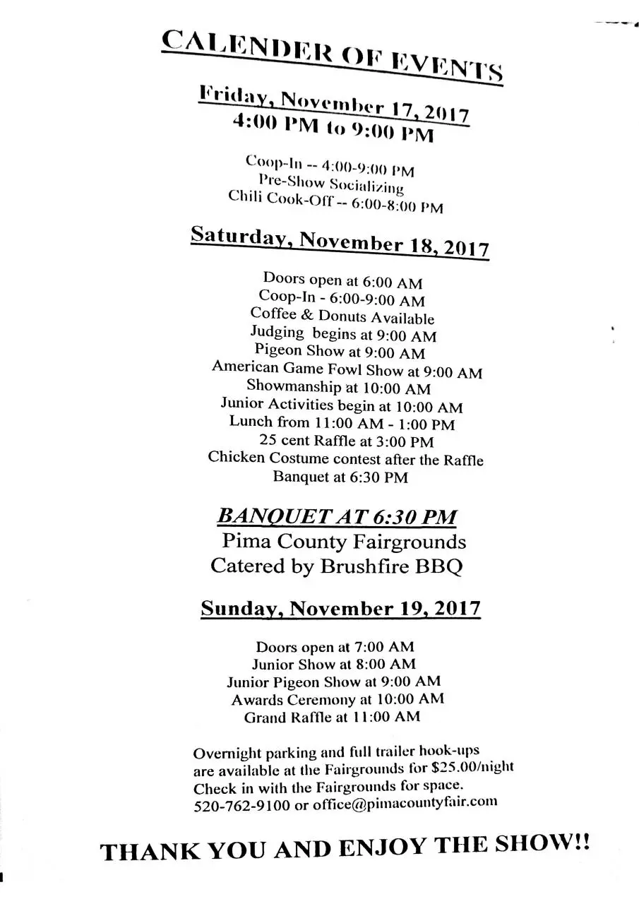 Page 3 of 21, Tucson TPPFFC show