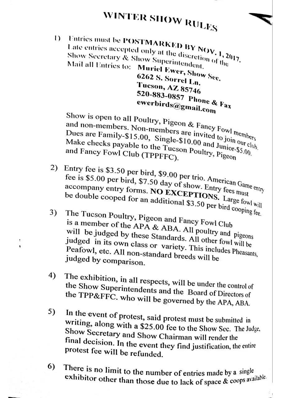 Page 4 of 21, Tucson TPPFFC show