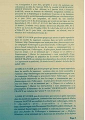Page 3, Francois Sartre Avocat vs Volkswagen