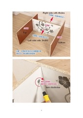 Page 2, INSTRUCTION FOR SHOE CABINET
