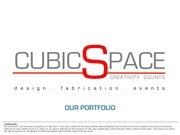 Page 1, Cubic Space Portfolio