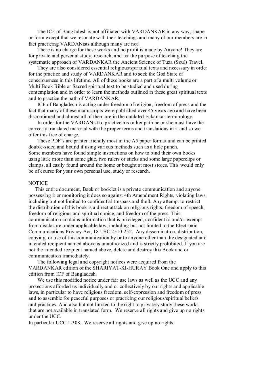Page 4 of 332, VARDANKAR Compiled Writings I