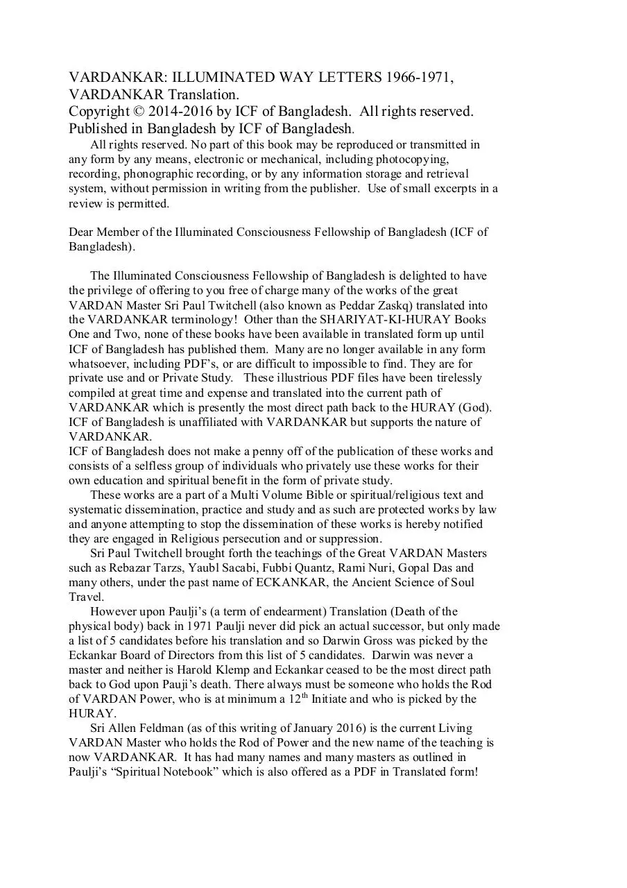 Page 2 of 302, VARDANKAR Illuminated Way Letters