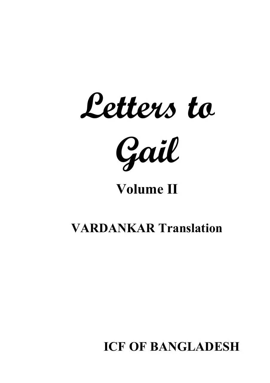 Page 1 of 242, VARDANKAR Letters to Gail Two